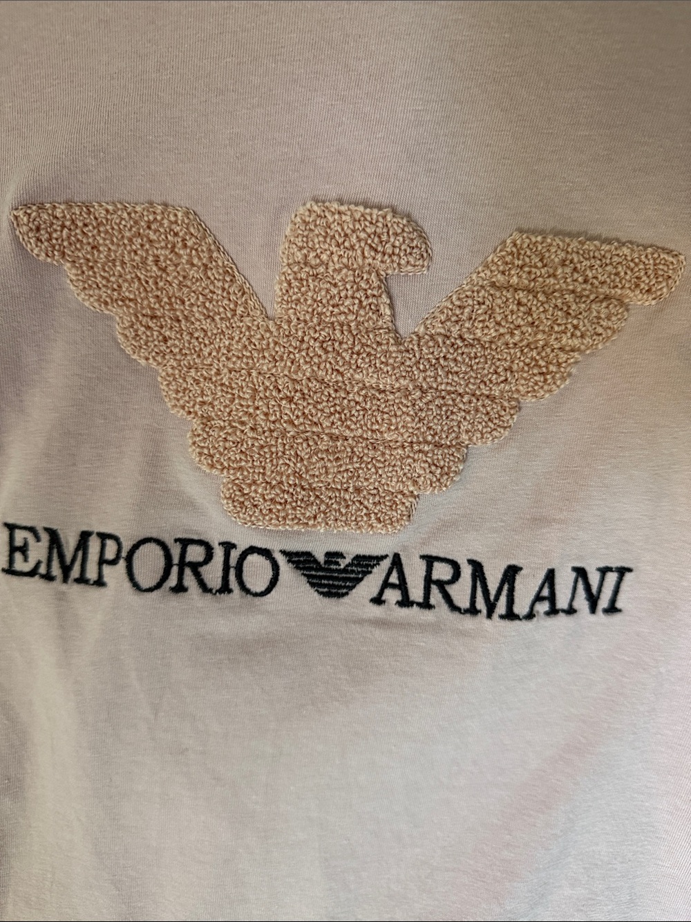Emporio Armani Light Pink Logo Short-Sleeve Tee - Picture 2 of 4